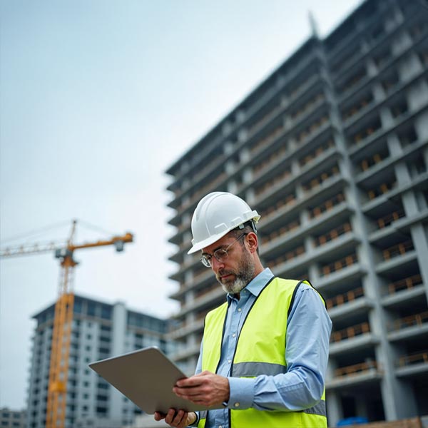 Complesso di edilizia residenziale pubblica con indicatori di manutenzione e ticket ERP